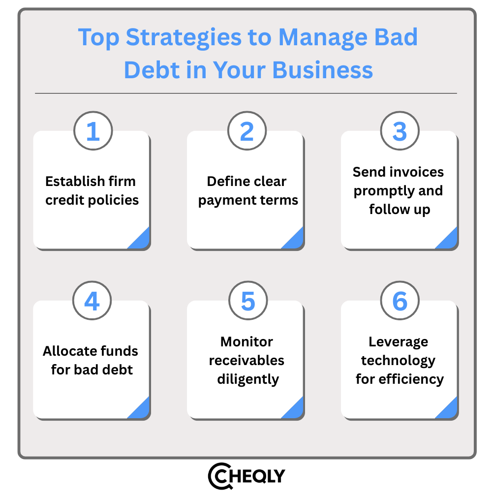 top strategies to manage bad debt in your business