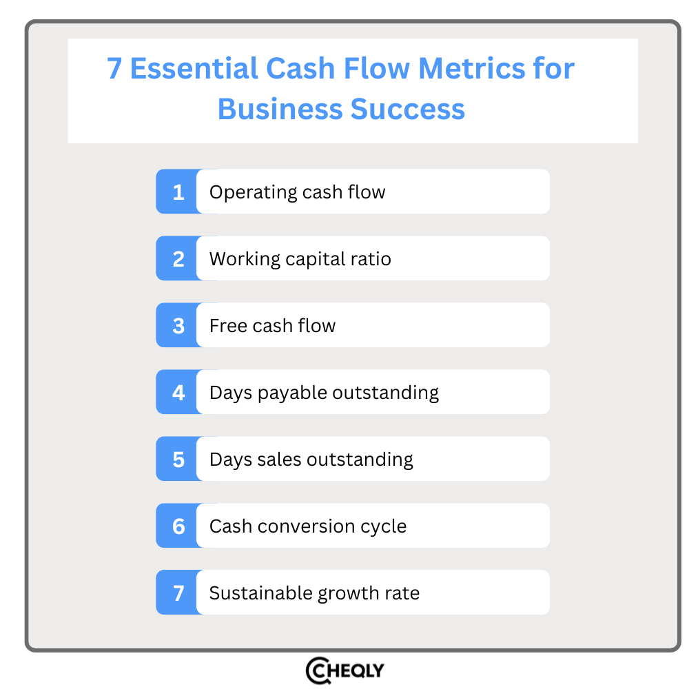 7 Essential Cash Flow Metrics for Business Success
