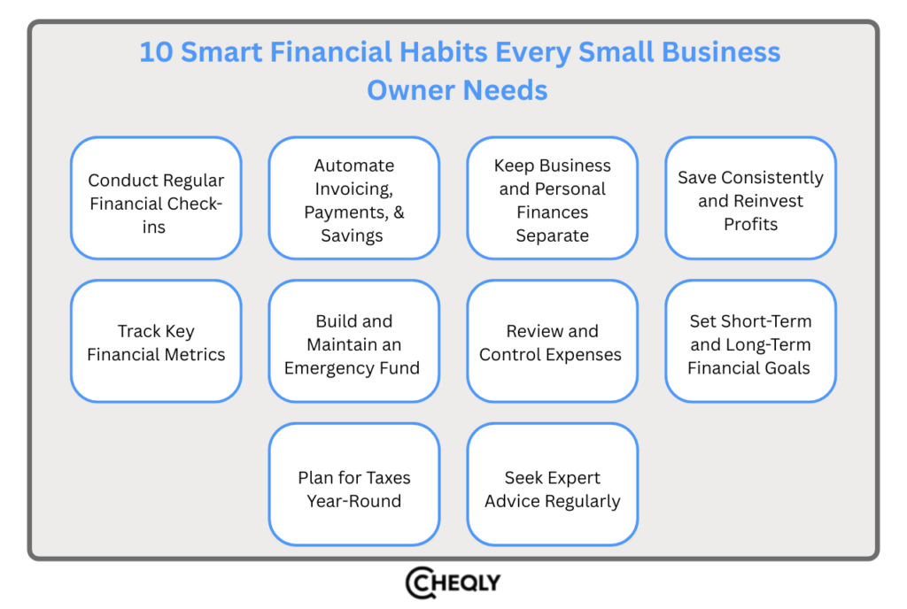 10 smart financial habits every small business owner needs
