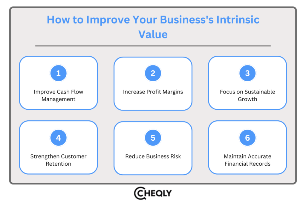 How to improve your business's intrinsic value